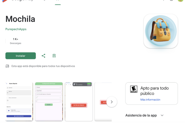 Mochila APP (digital Obvio)